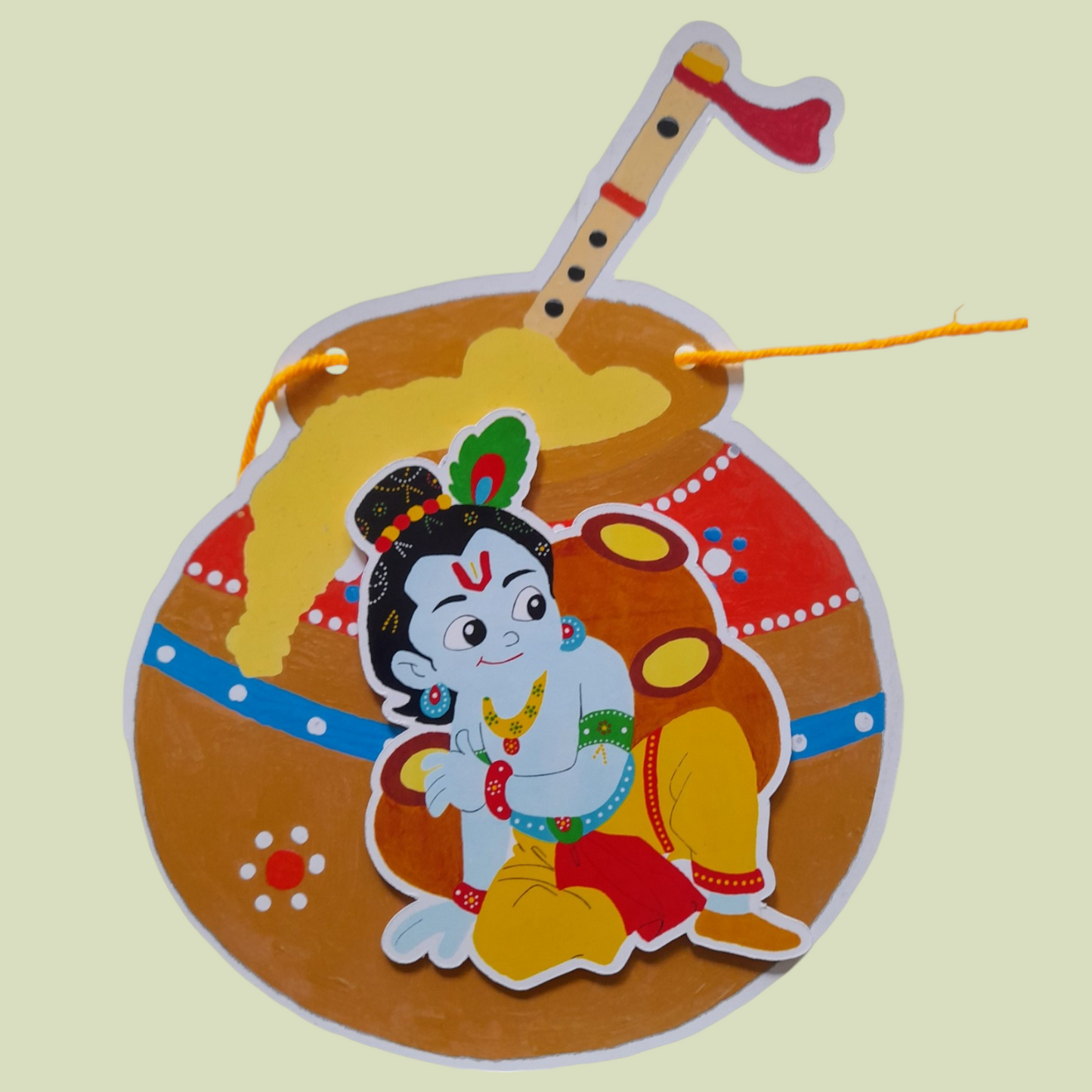 Partybus – Little Krishna Themed Naming Ceremony Banner with Name