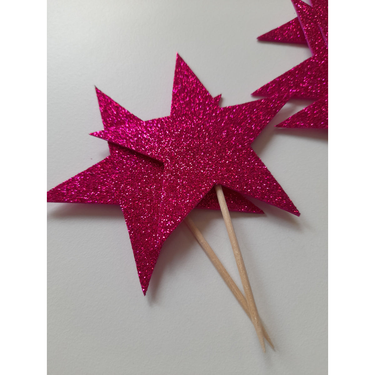 Partybus - Cupcake Topper Star Glitter