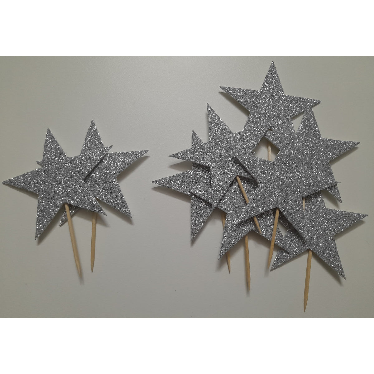 Partybus - Cupcake Topper Star Glitter