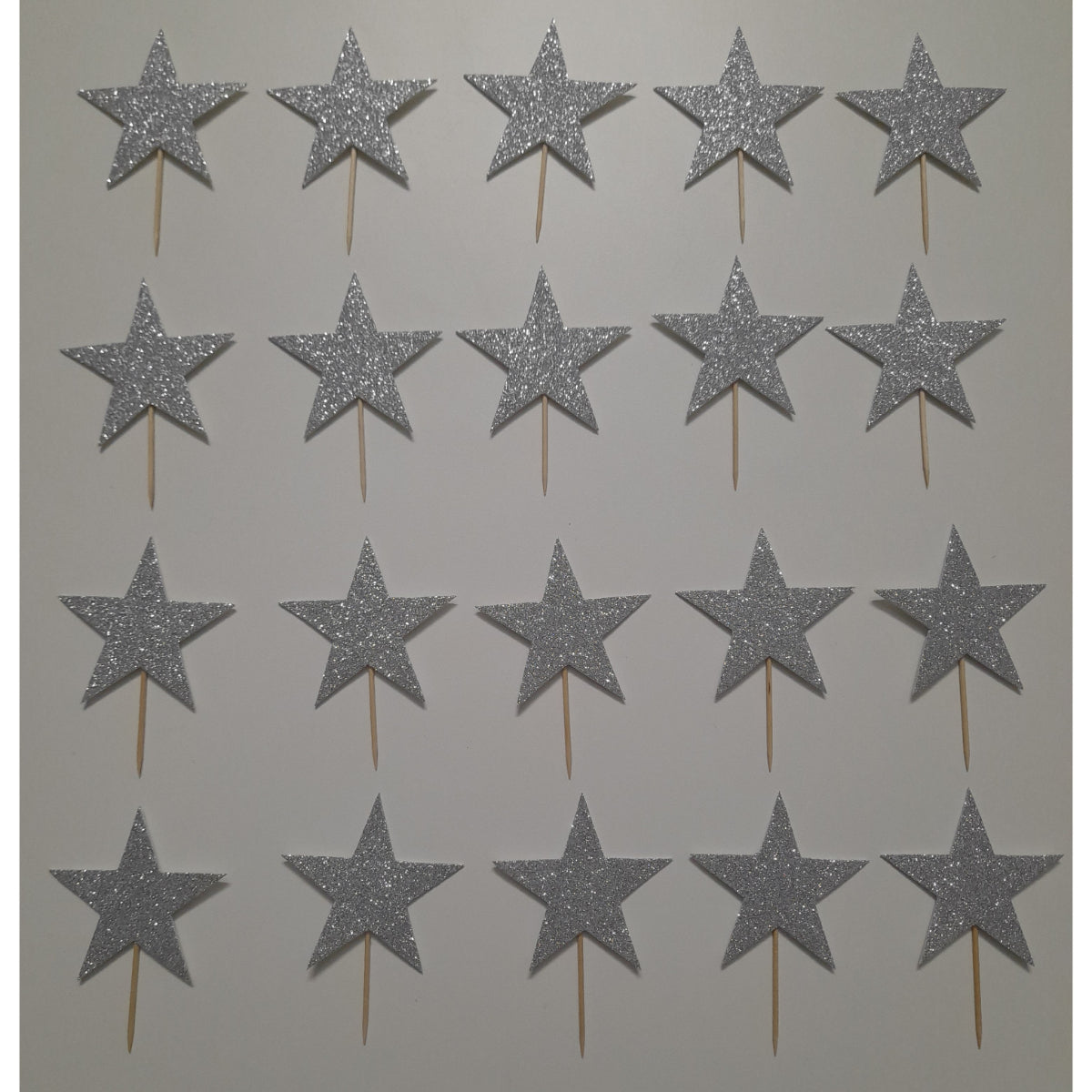 Partybus - Cupcake Topper Star Glitter