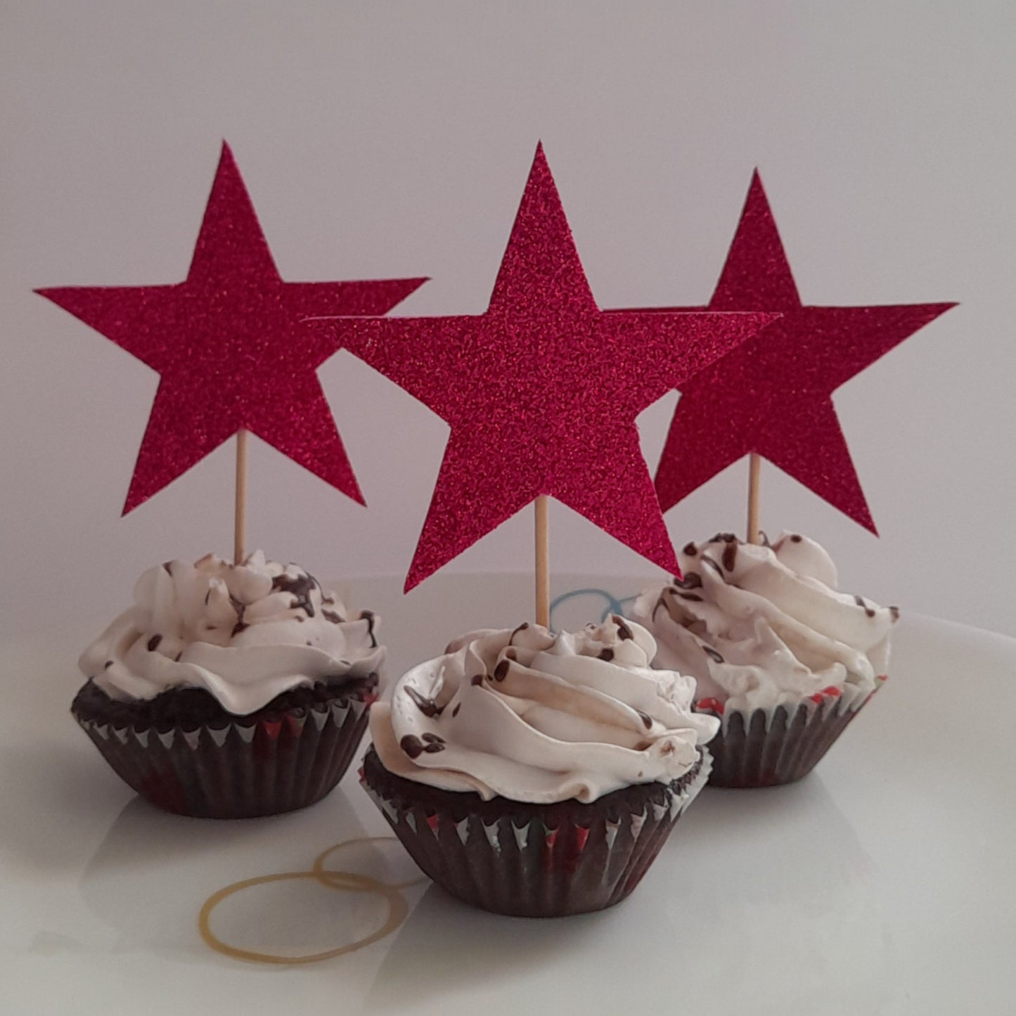Partybus - Cupcake Topper Star Glitter