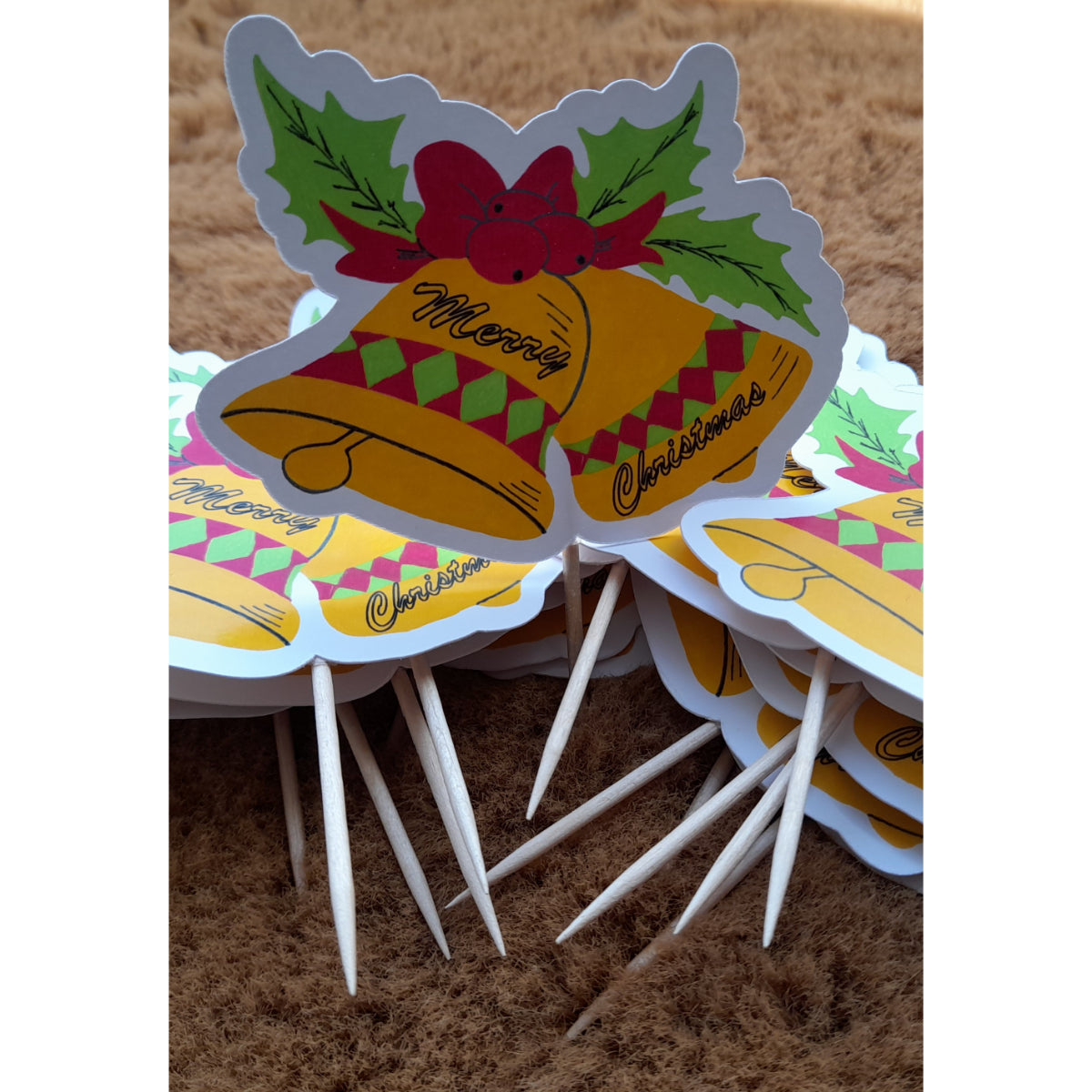 Partybus – Christmas cupcake topper – Jingle Bells