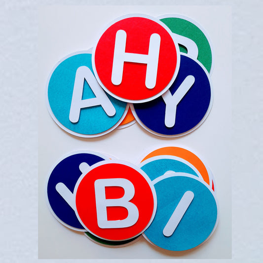 Partybus - Colourful Happy Birthday Banner | Vibrant colours Happy Birthday Banner | Happy Birthday Name Banner