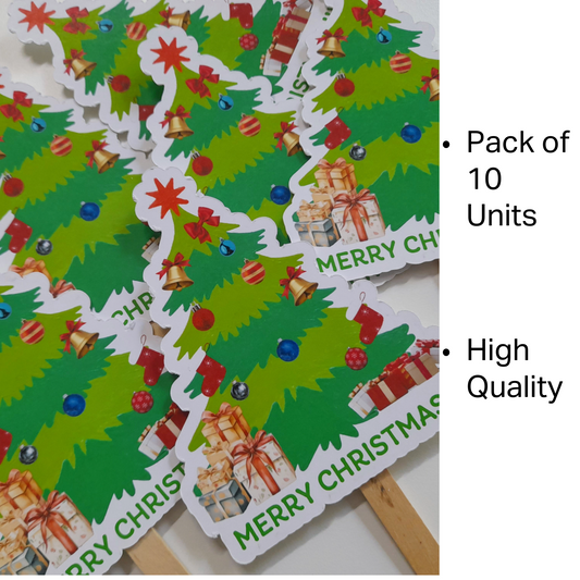 Partybus – Christmas Tree Merry Christmas Cake Topper