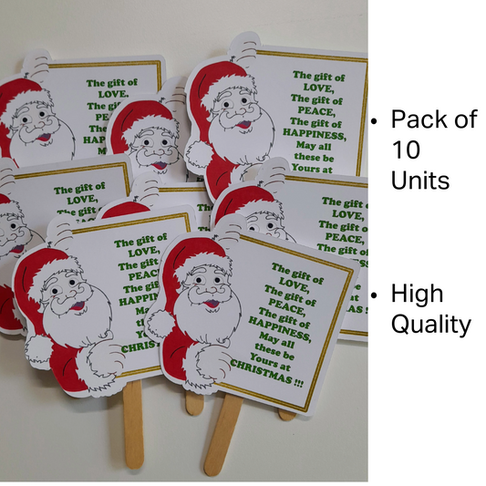 Partybus – Santa wishes Christmas Cake Topper