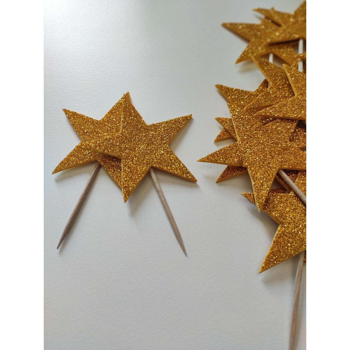 Partybus - Cupcake Topper Star Glitter