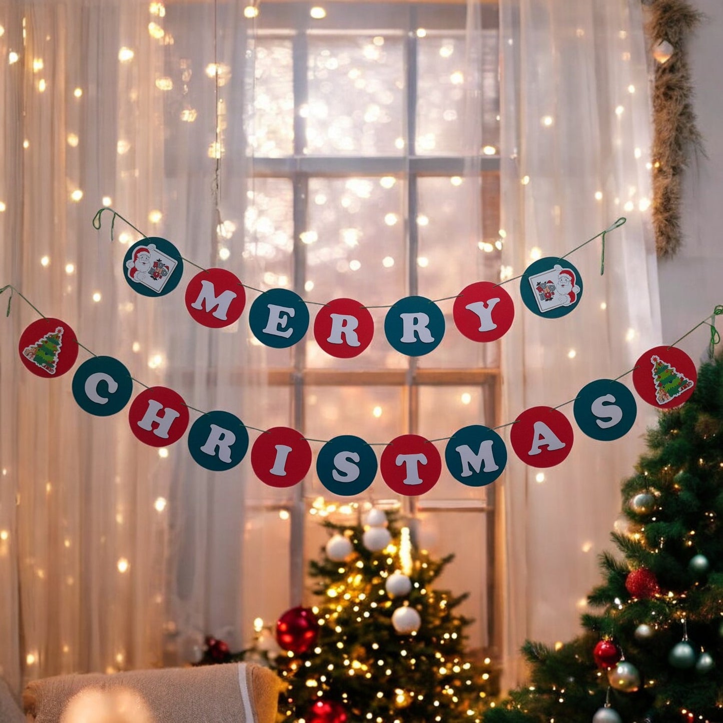 Partybus - Merry Christmas Greetings Banner