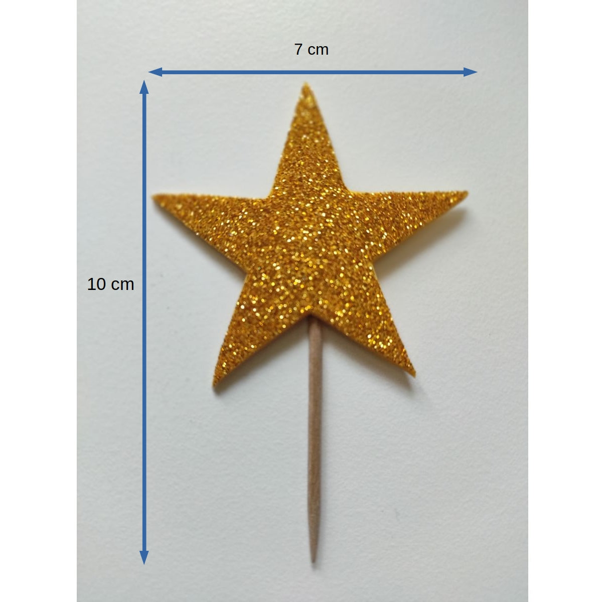 Partybus - Cupcake Topper Star Glitter