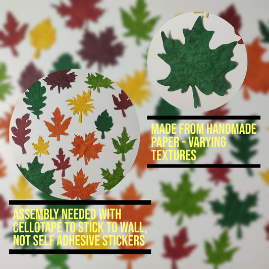 Partybus - Autumn/Maple Tree Leaves - Mixed Colours – DIY Stickers