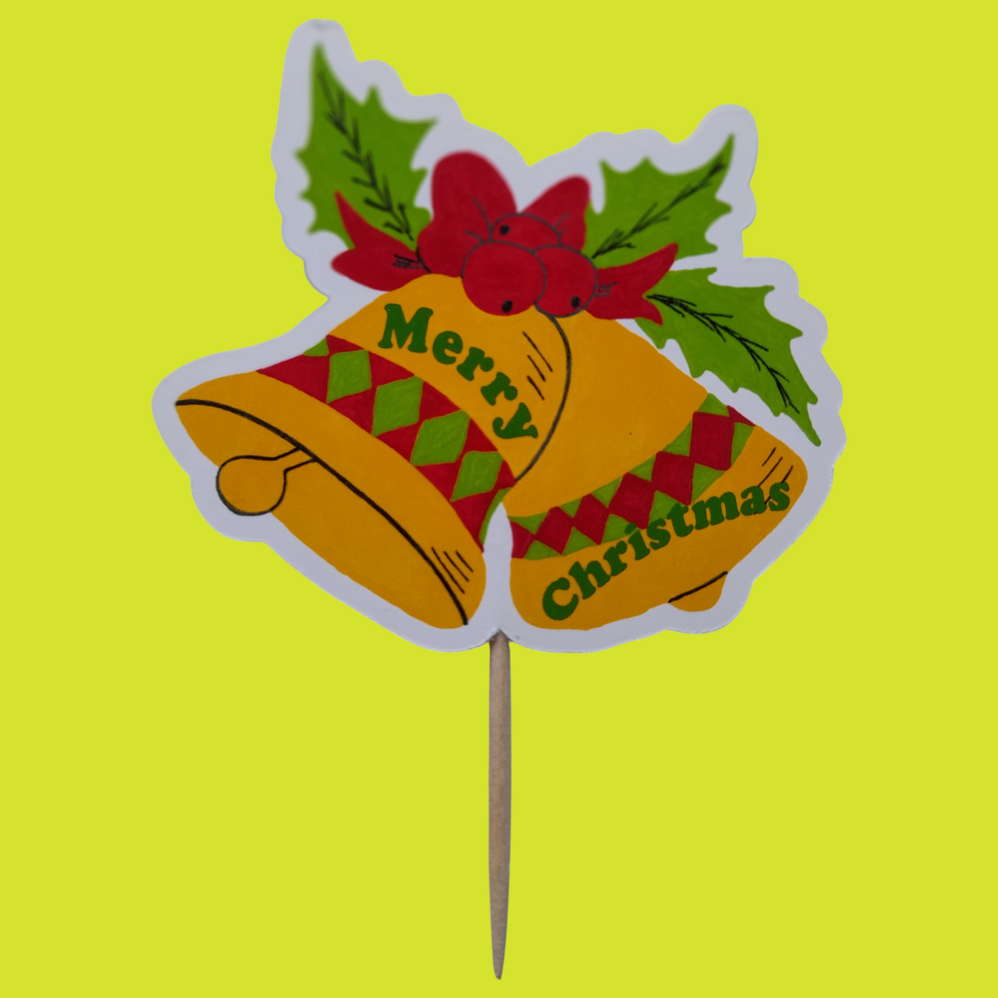 Partybus – Christmas cupcake topper – Jingle Bells
