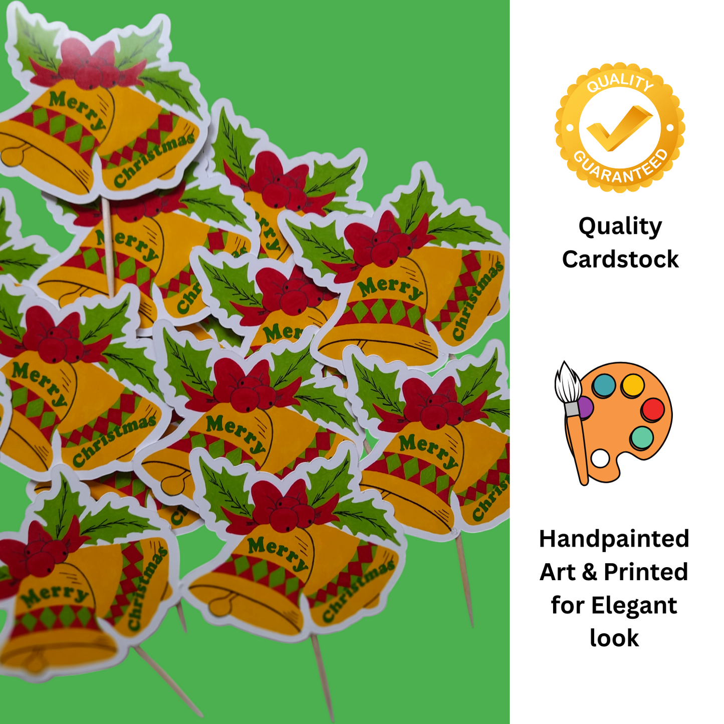 Partybus – Christmas cupcake topper – Jingle Bells